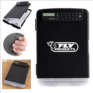Built-in Dual-power Calculator Storage Portable Clipboard